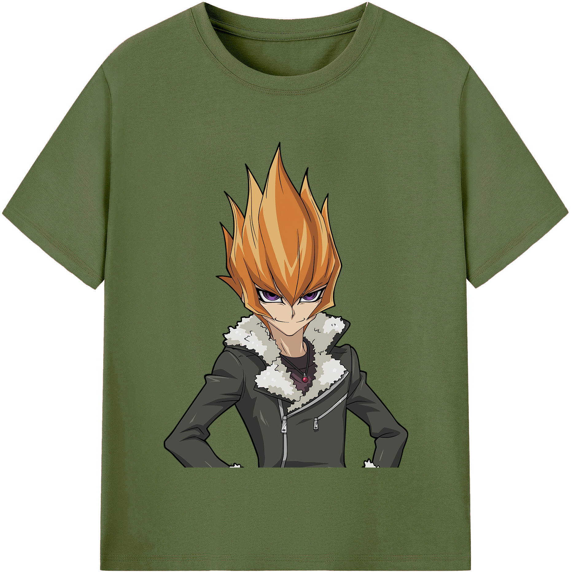 （画像用） 遊☆戯☆王 Yu-Gi-Oh! 綿100％半袖Tシャツ（フロントプリント）